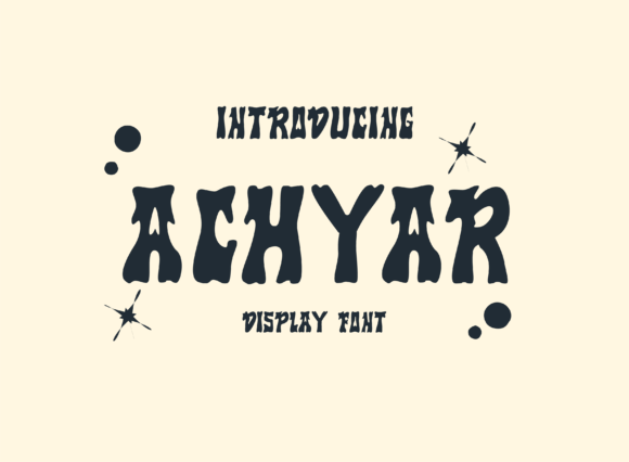 Achyar: The Modern Display Font for Sharp Campaign Designs