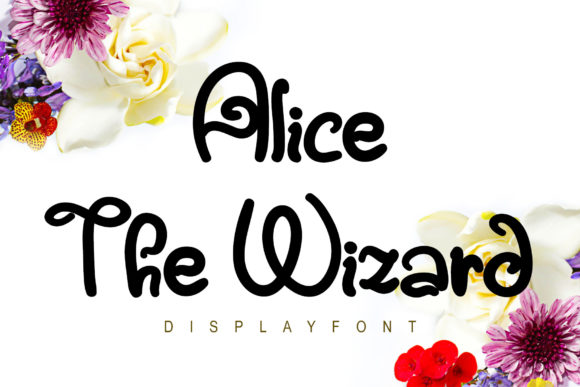 Alice the Wizard Display Font for Editorial Design
