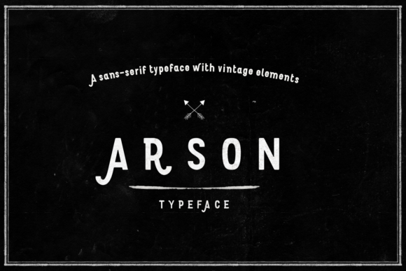 Arson Font: A Unique Display Typeface for Bold Branding