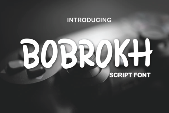 Bobrokh: A Bouncy Display Font for Creative Craft Projects