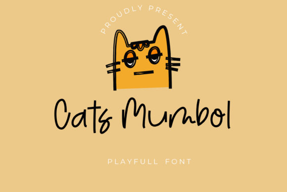 Cats Mumbol: A Trendy Display Font for Modern Branding