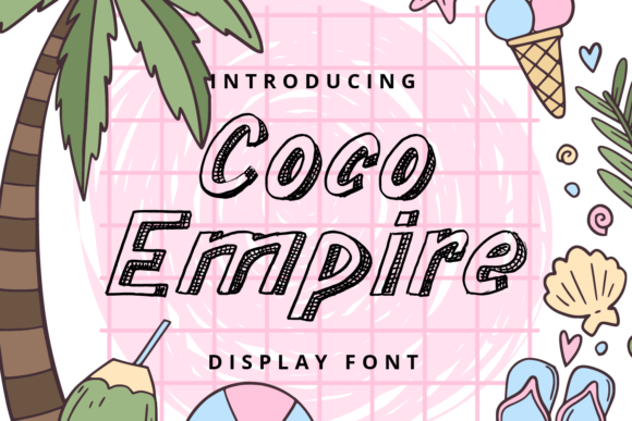 Coco Empire: A Cool Display Font for Branding and Design