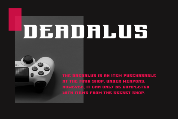 Deadalus Display Font for Eye-Catching Design