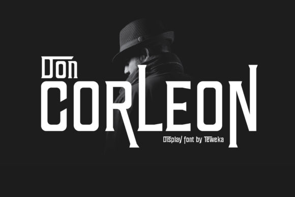 Don Corleon: A Stylish Display Font for Web Design