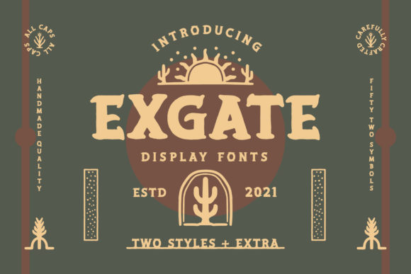 Exgate: The Bold Display Font That Elevates Campaign Impact