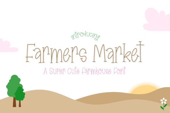 Farmers Market Font for Quirky Branding and Creative Projects