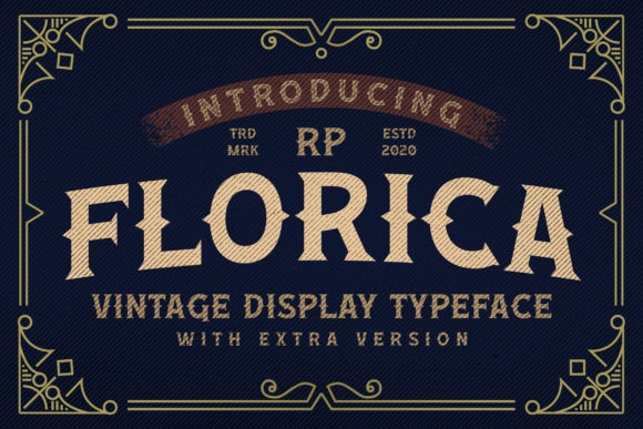 Florica Vintage Font for Handmade Creations