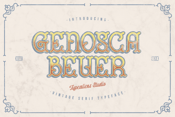 Genosca Beuer: A Vintage-Style Font That Elevates Branding