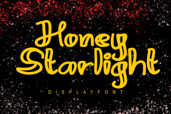 Honey Starlight: A Display Font for Editorial Elegance
