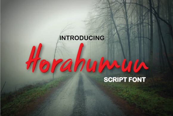 Horahumun: A Stylish Display Font for Professional Branding