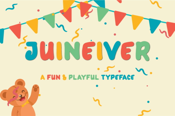 Juineiver: A Whimsical Display Font for Digital Creatives