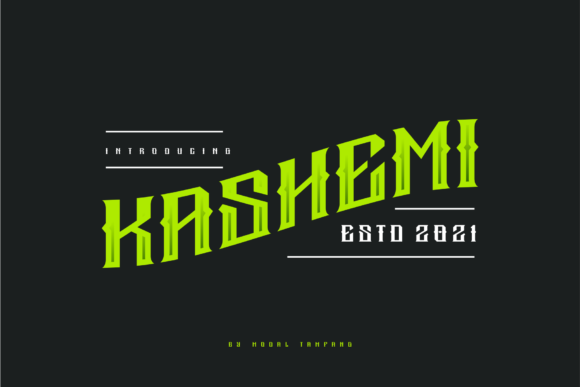 Kashemi: A Modern Display Font for Creative Makers
