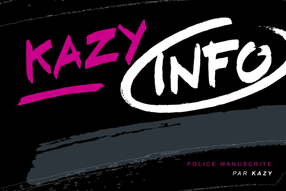 KAZYinfo Display Font for Bold Branding