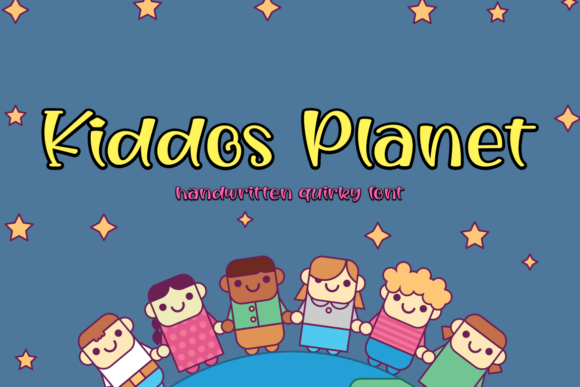 Kiddos Planet: A Cheerful Display Font for Branding and Design