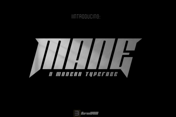 Mane: A Modern Display Font for Bold Editorial Designs