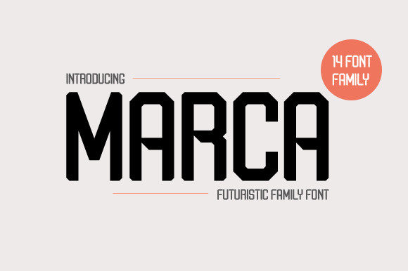 Marca Display Font for Bold Editorial Design