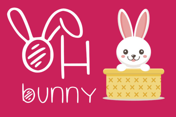 Oh Bunny: A Playful Display Font for Handmade Creations
