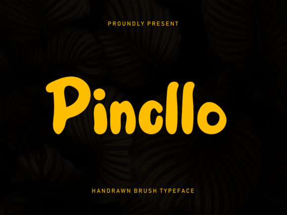 Pincllo: A Whimsical Display Font for Creative Projects