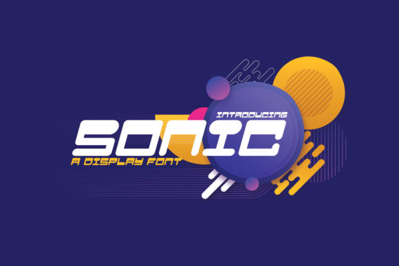 Sonic Font for Fresh and Contemporary Craft Designs