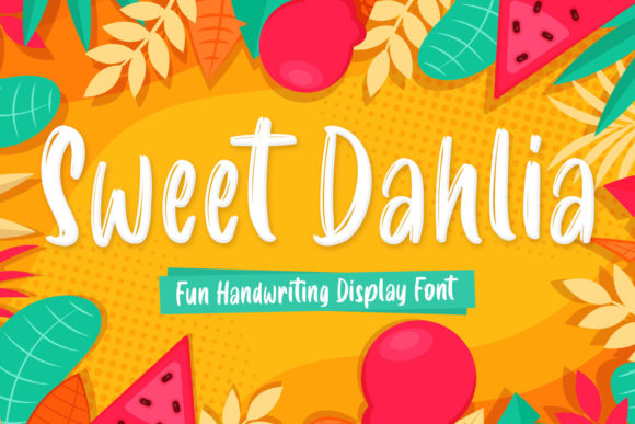 Sweet Dahlia Font for Playful Branding Projects