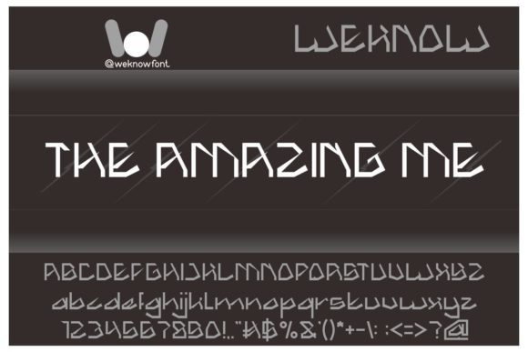 The Amazing Me Font for Web Design and Branding Projects