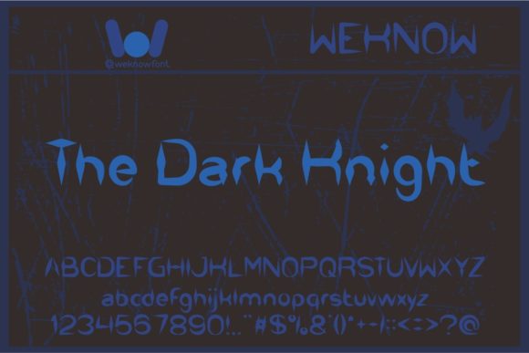 The Dark Knight Font for Bold Digital Branding