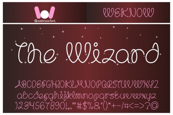 The Wizard: A Cool Display Font for Creative Branding