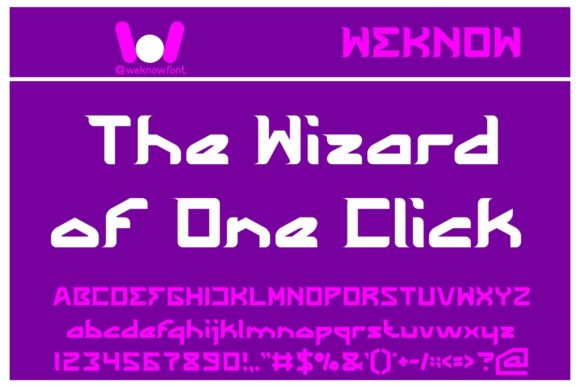 The Wizard of One Click Font Review